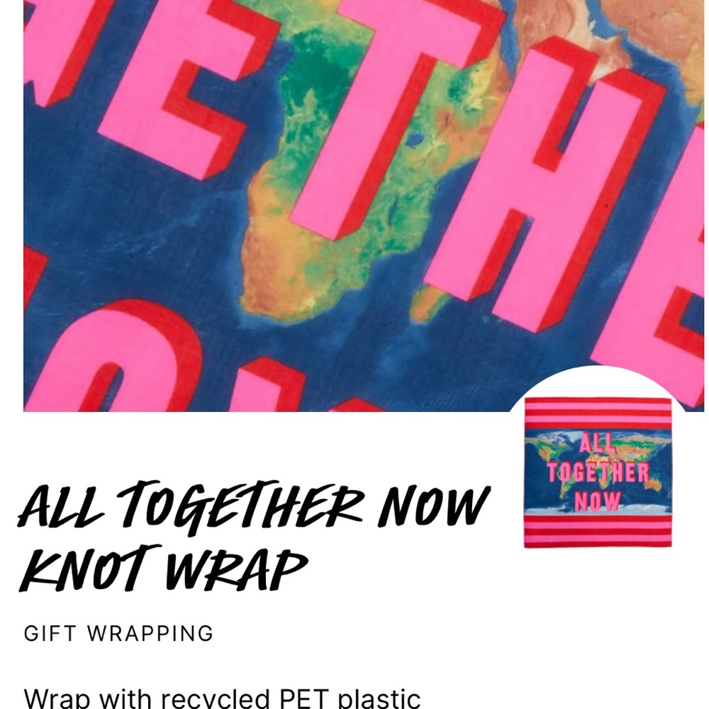 Limited Edition - All Together Now Knot Wrap by Lush Cosmetics - Picture 4 of 6
